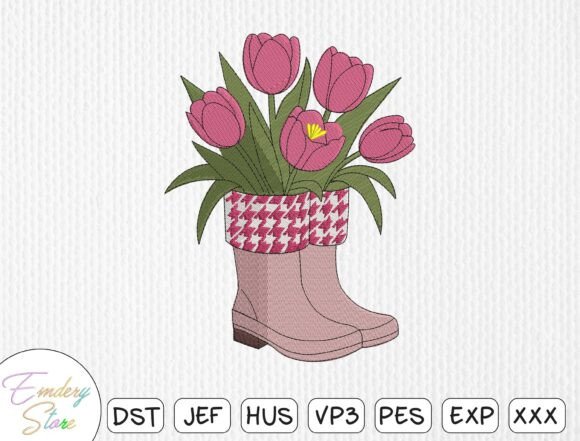 Download Spring Floral Embroidery Design - Embroidery Collection