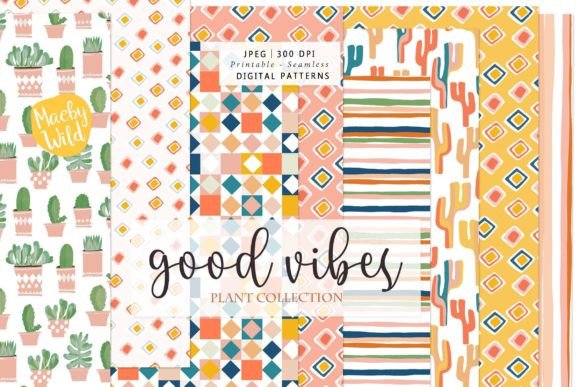 Download Cactus Bohemian Printable Patterns - Printable patterns Collection