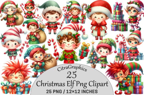 Download Christmas Elf Clipart, Christmas Clipart - Elf Collection