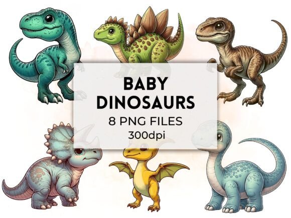 Download Cute Baby Dinosaur Clipart, PNG Dino - Dinosaur clipart Collection