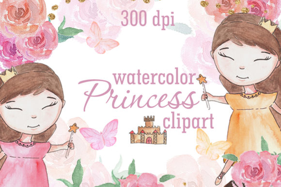 Download Watercolor Princess Illustration&nbsp; - Watercolor princess Collection