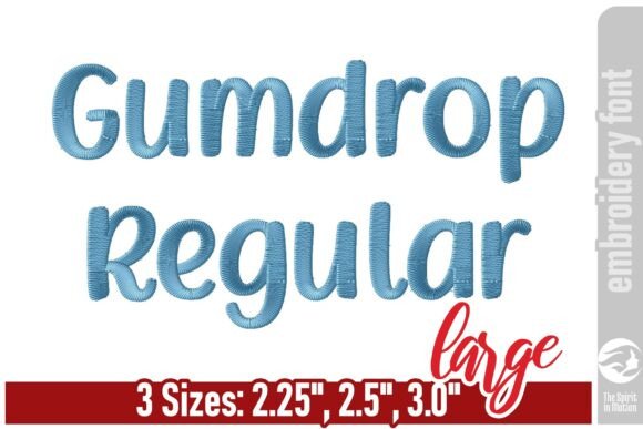 Download Gumdrop Playful Embroidery Font - Large - Embroidery Collection